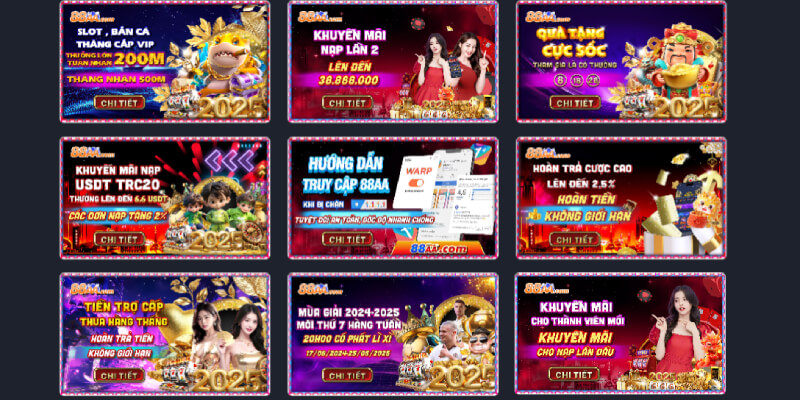 Các chương trình khuyến mãi 88AA